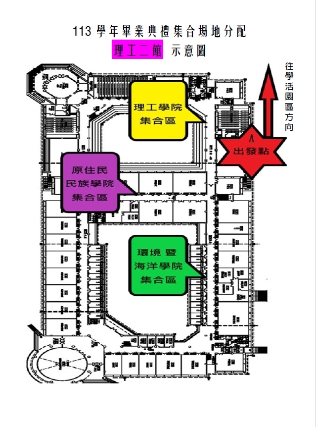 理工二館集合點